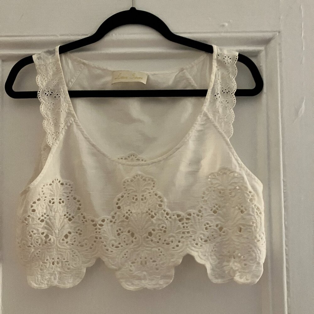 LOVE SAM BOHEMIAN CROP TOP